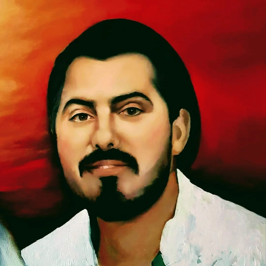 The son of Ezdak | Oil on Linen | 50 × 49 cm | 700 USD