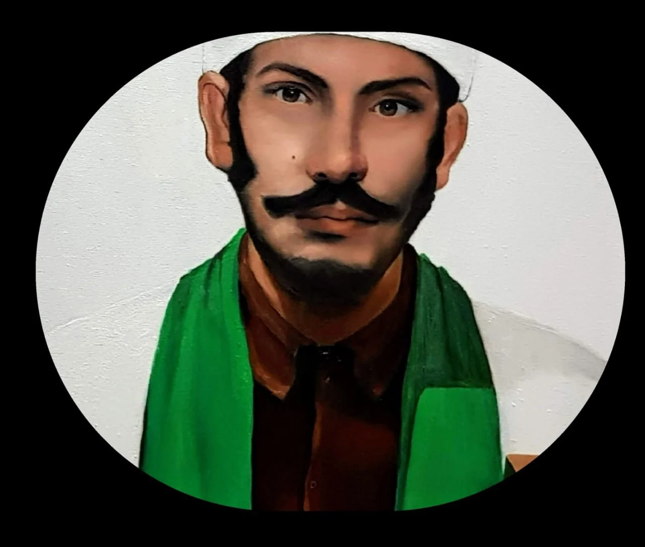 B.QET | Oil On Linen | 50 × 45 cm | 1200 USD