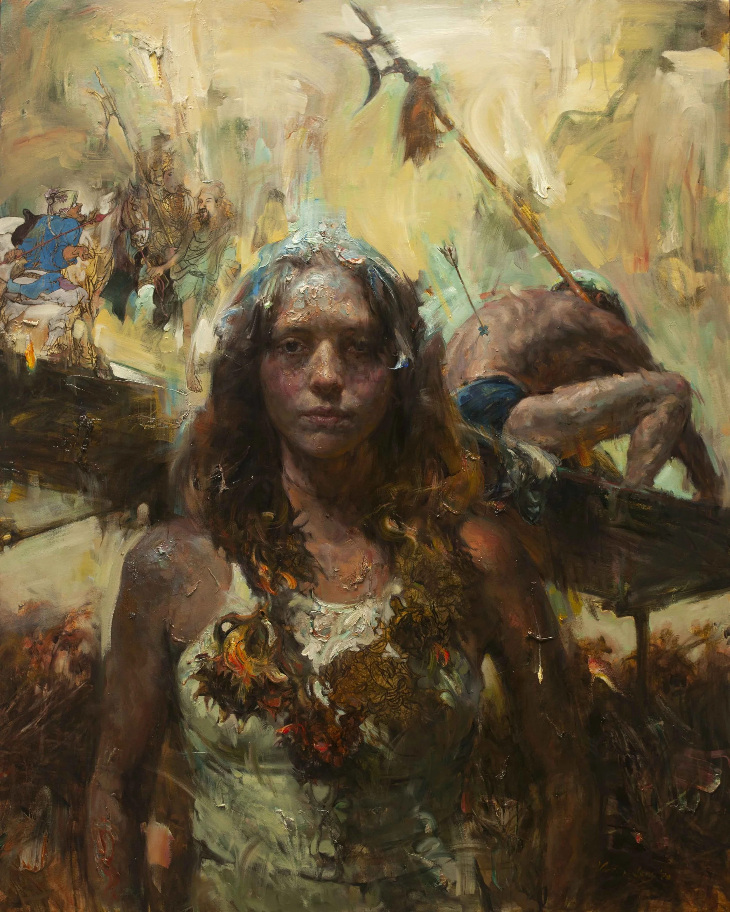 Losing the Battle | Oil on Canvas | 60” x 48” | On Demand