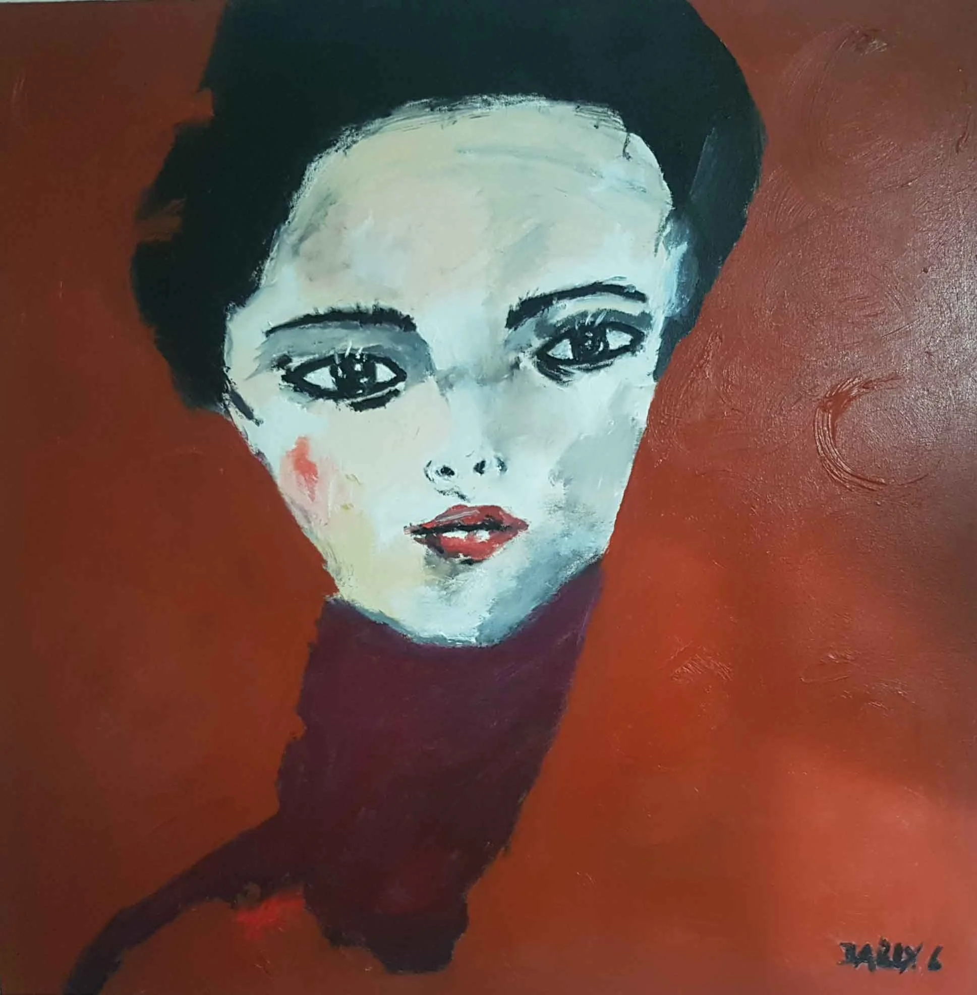 Sans Titre | Oil on Canvas | 70 × 70 cm | 535 USD