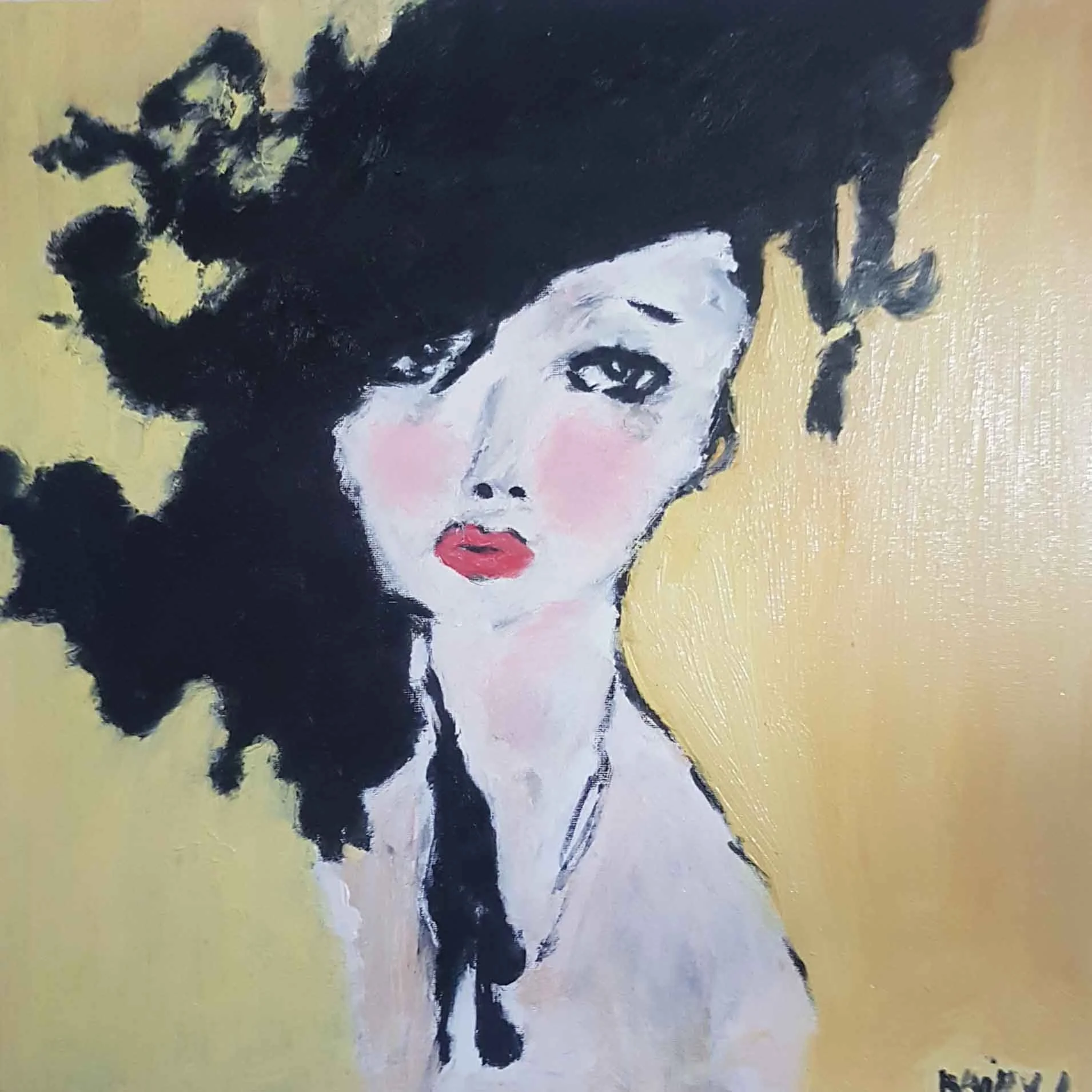 Lady | Oil on Canvas | 50 × 50 cm | 265 USD