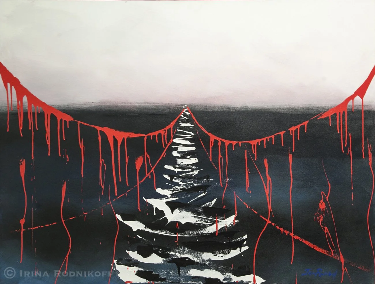 Transition II | 140 x 160 cm | Acrylic on Canvas | 1,800 USD (Framed)