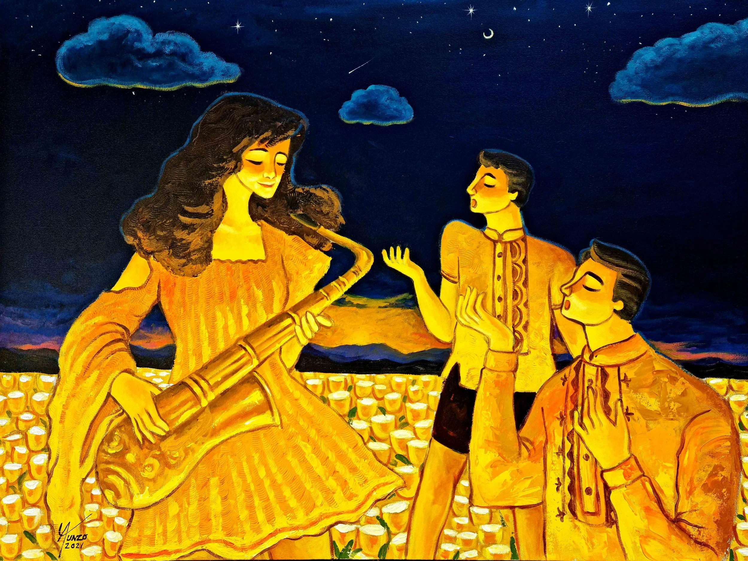 Pure Melody | Acrylic on Canvas | 91 x 122 cm | On Demand