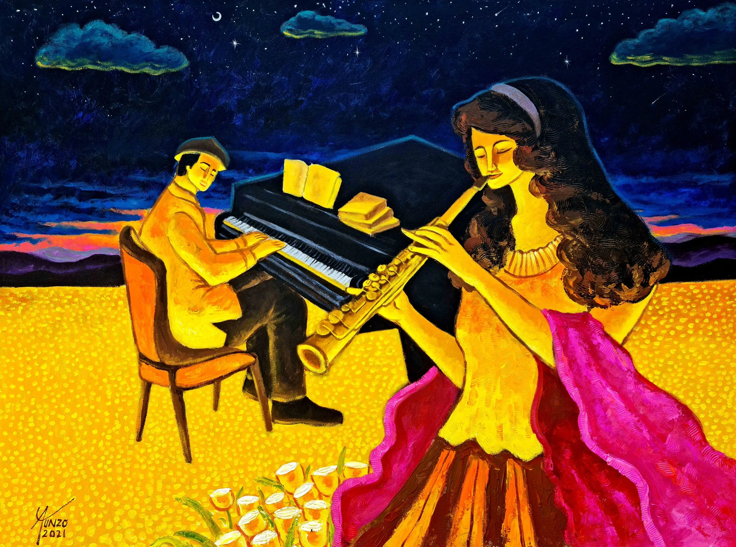 Perfect Harmony | Acrylic on Canvas | 91 x 122 cm | On Demand