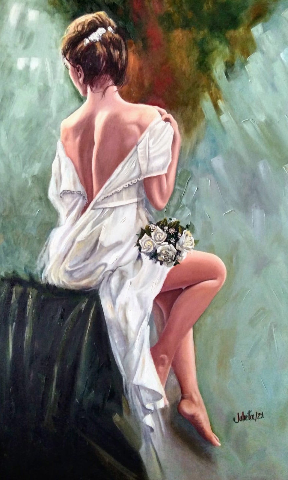 Intimacy  
| Oil on Canvas  
| 130 x 90 cm 