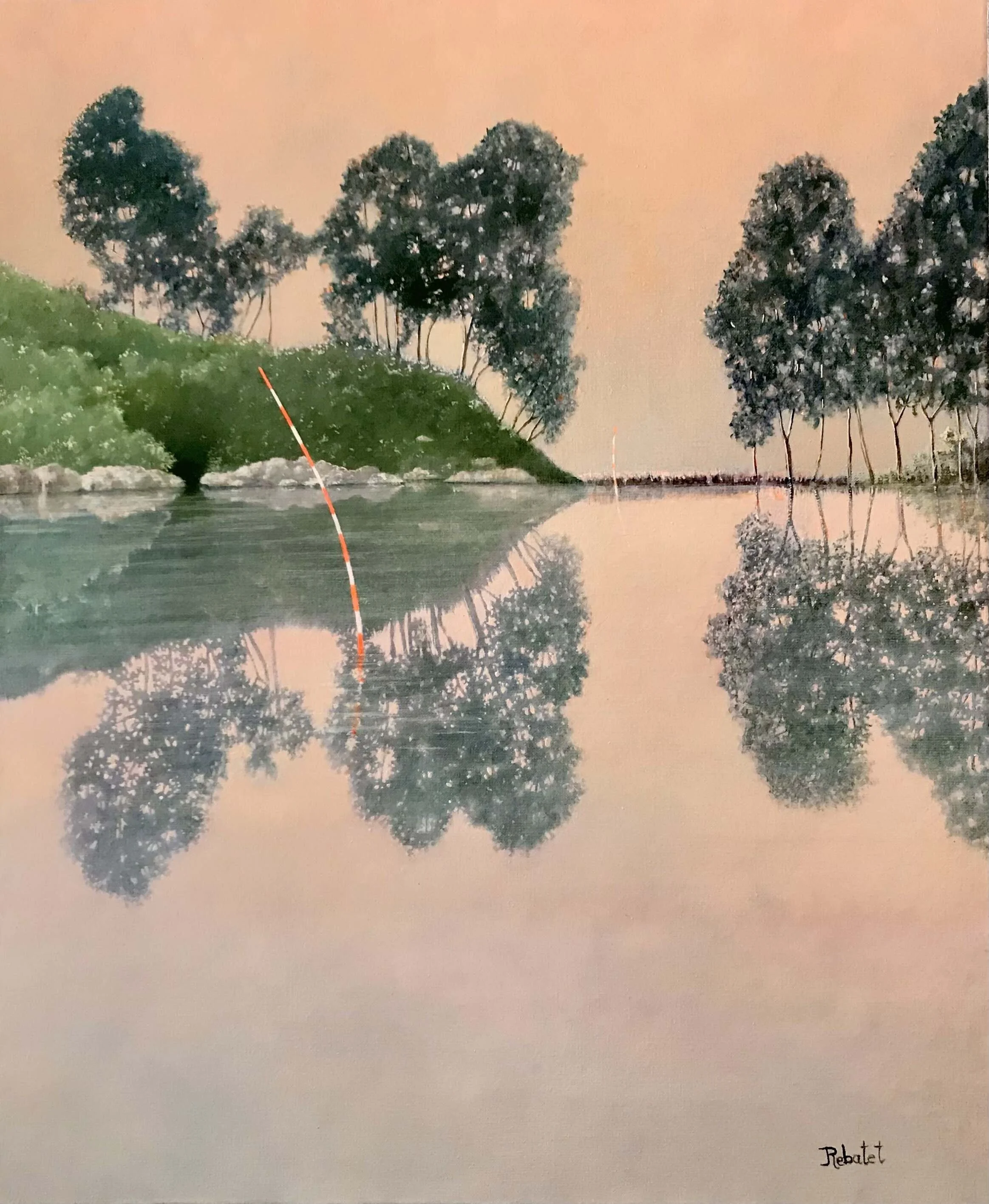 Reflet Miroir  
| Oil on Canvas  
| 60 x 73 cm