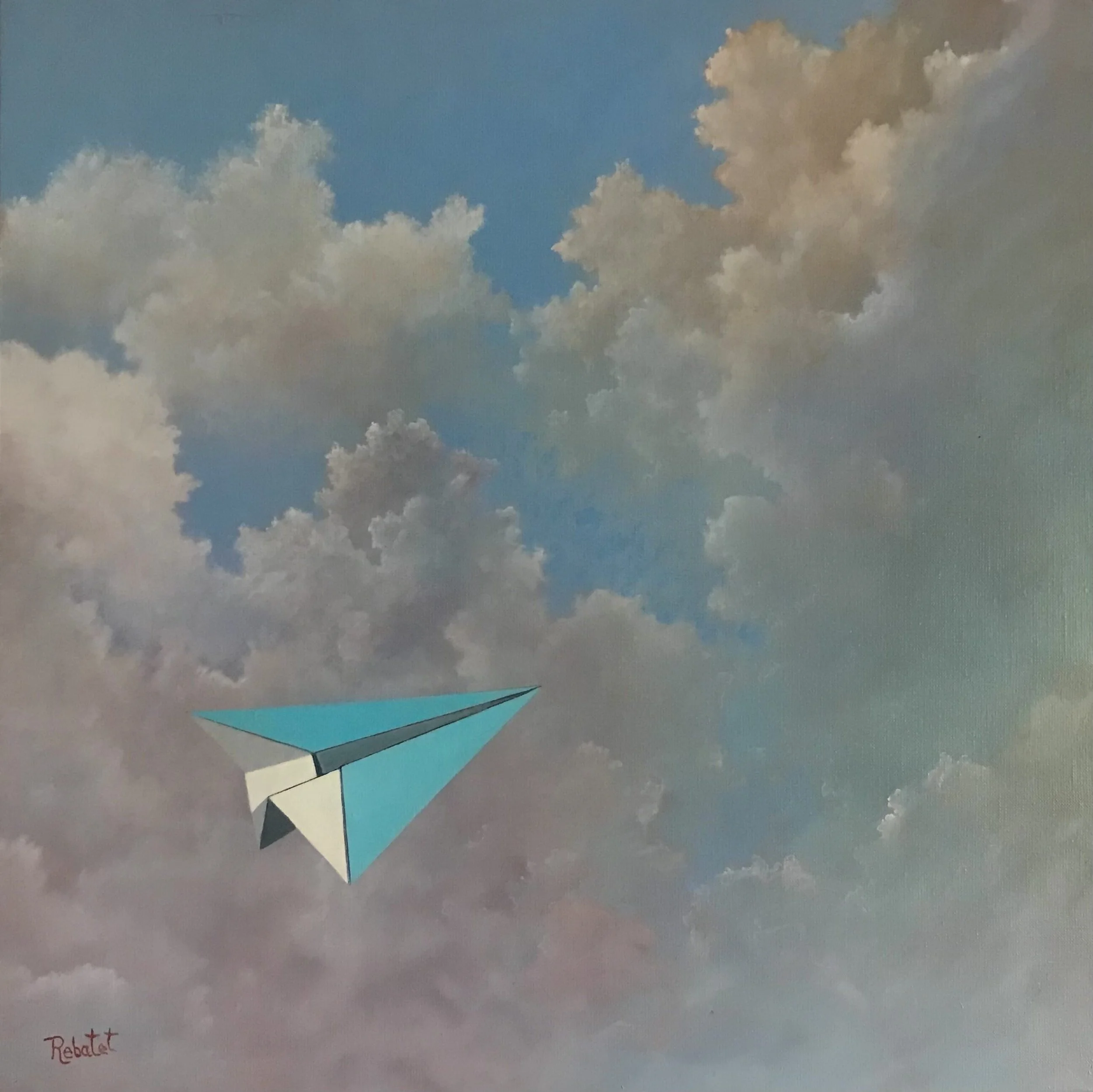 Messagerie  
| Oil on Canvas  
| 60 x 60 cm