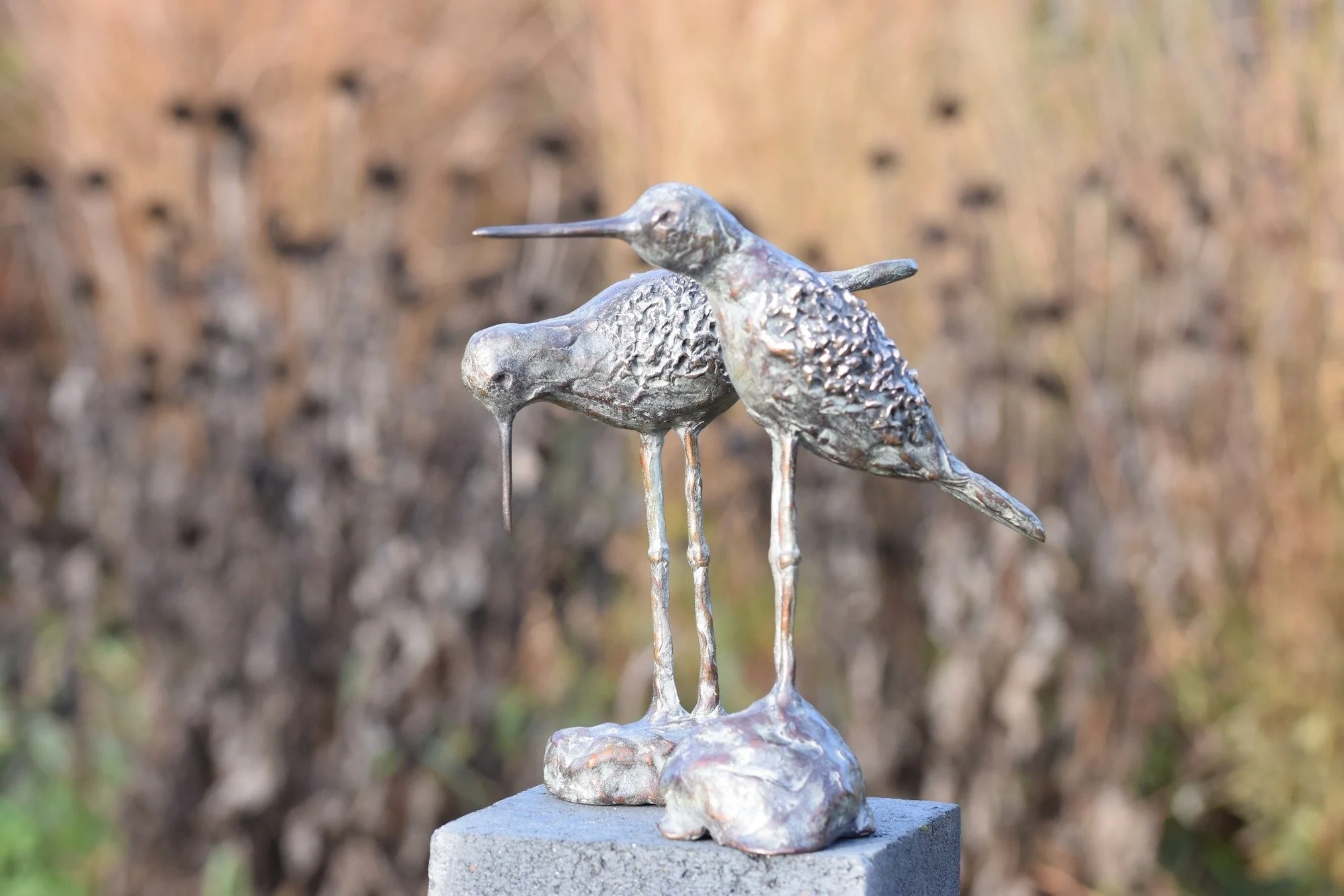 Ballum & Hollum  
| Bronze  
| 22 x 7 x 22 cm
