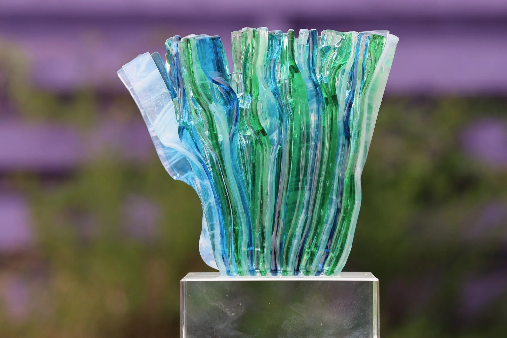 Aquamarine  
| Glass  
| 12 x 6 x 15 cm