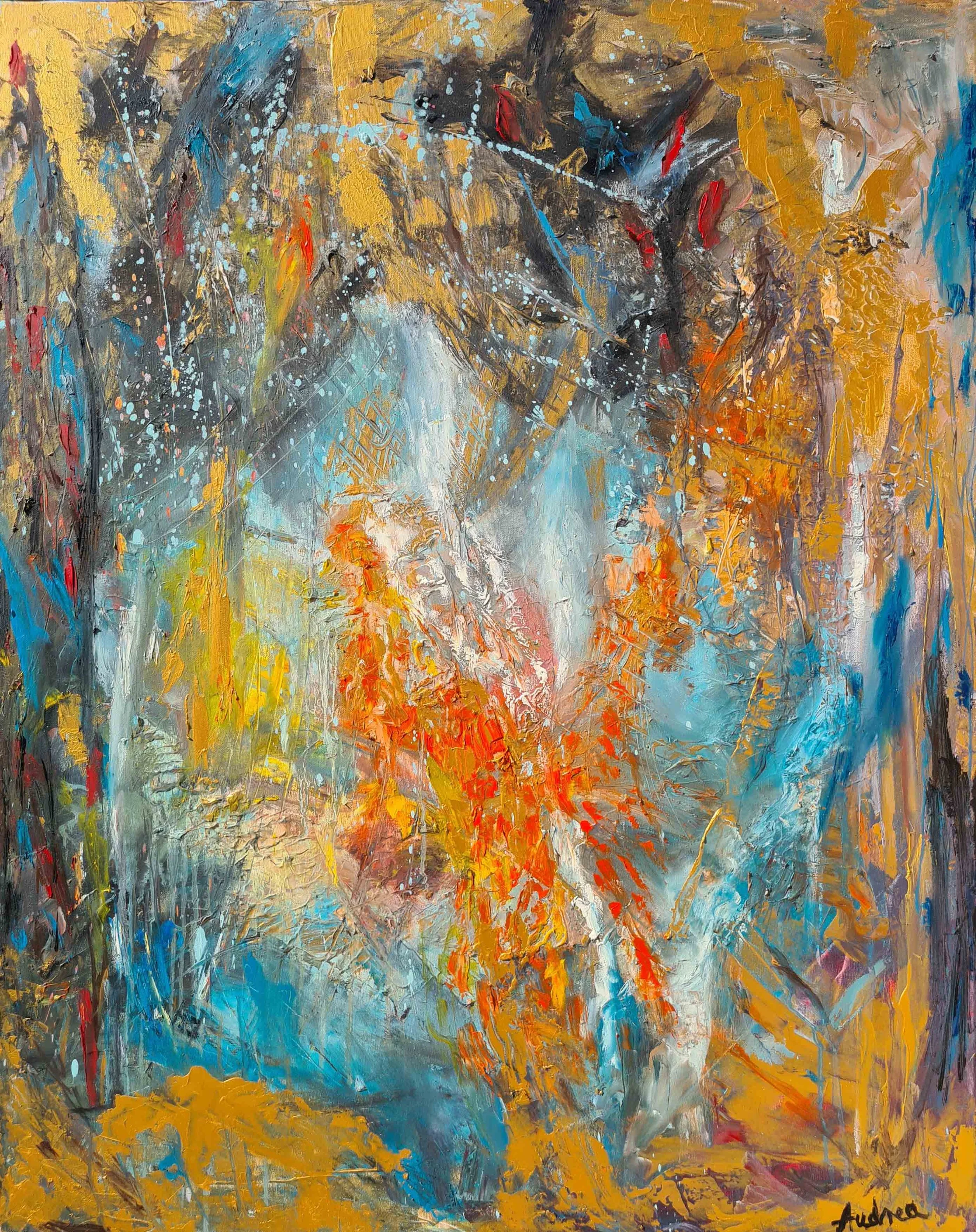 Below the Surface | Oil on Canvas | 80 x 100 cm 