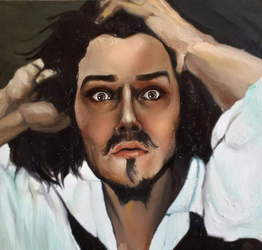 Mirror time! | Oil on Linen | 60 × 55 cm | 900 USD