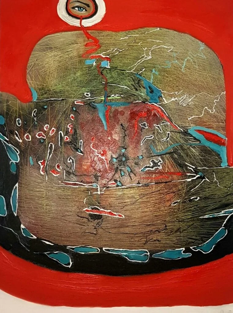 My dream, to my father! | Oil on Linen | 90 × 70 cm | 420 USD