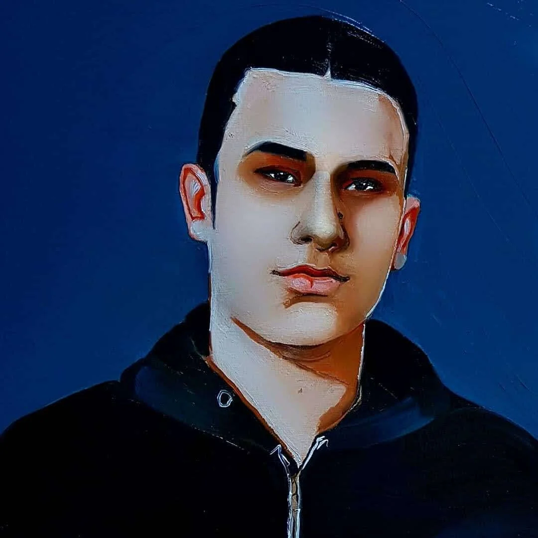 B.NaZMI | Oil on Linen | 55 × 45 cm | 700 USD