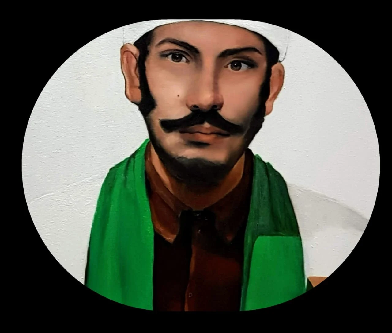 B.QET 
| Oil On Linen 
| 50 × 45 cm 
| 1200 USD