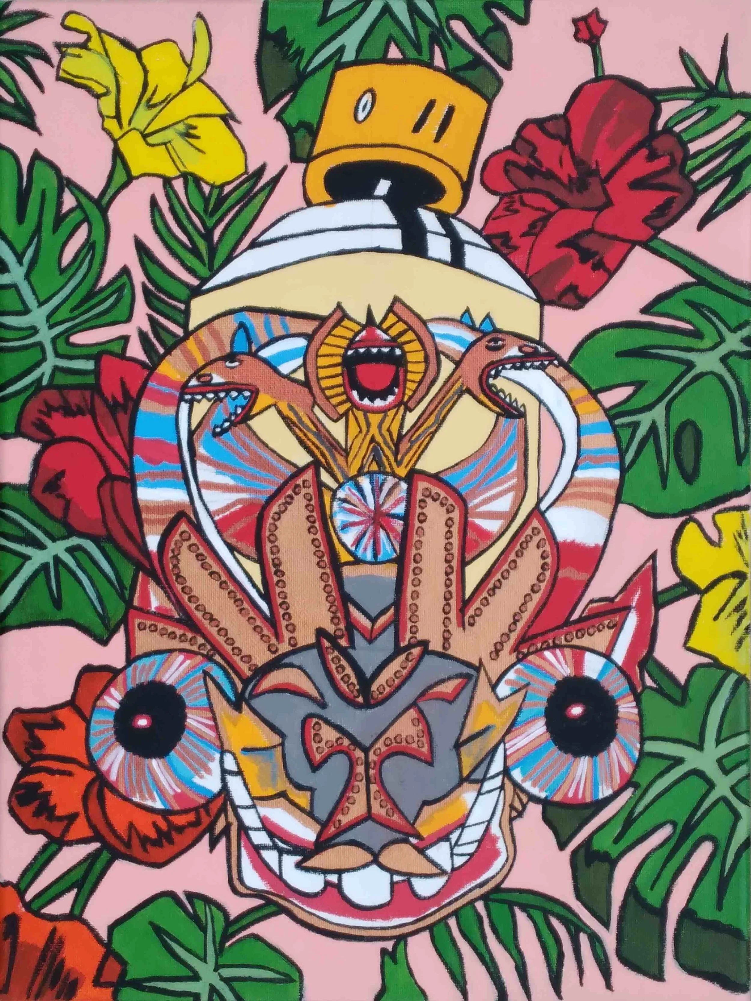 Bolivian Spraycan 3  
| Acrylic on Canvas  
| 30 x 40 cm