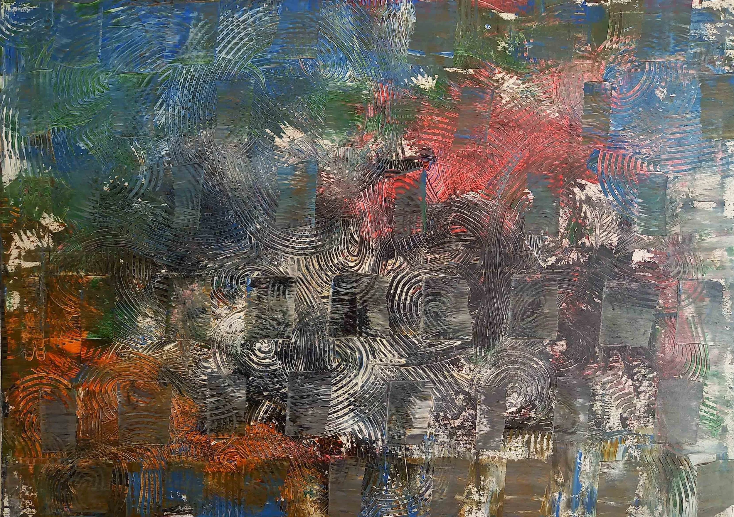 Wonder – Full World  
| Acrylic  on Canvas  
| 140 x 100 cm