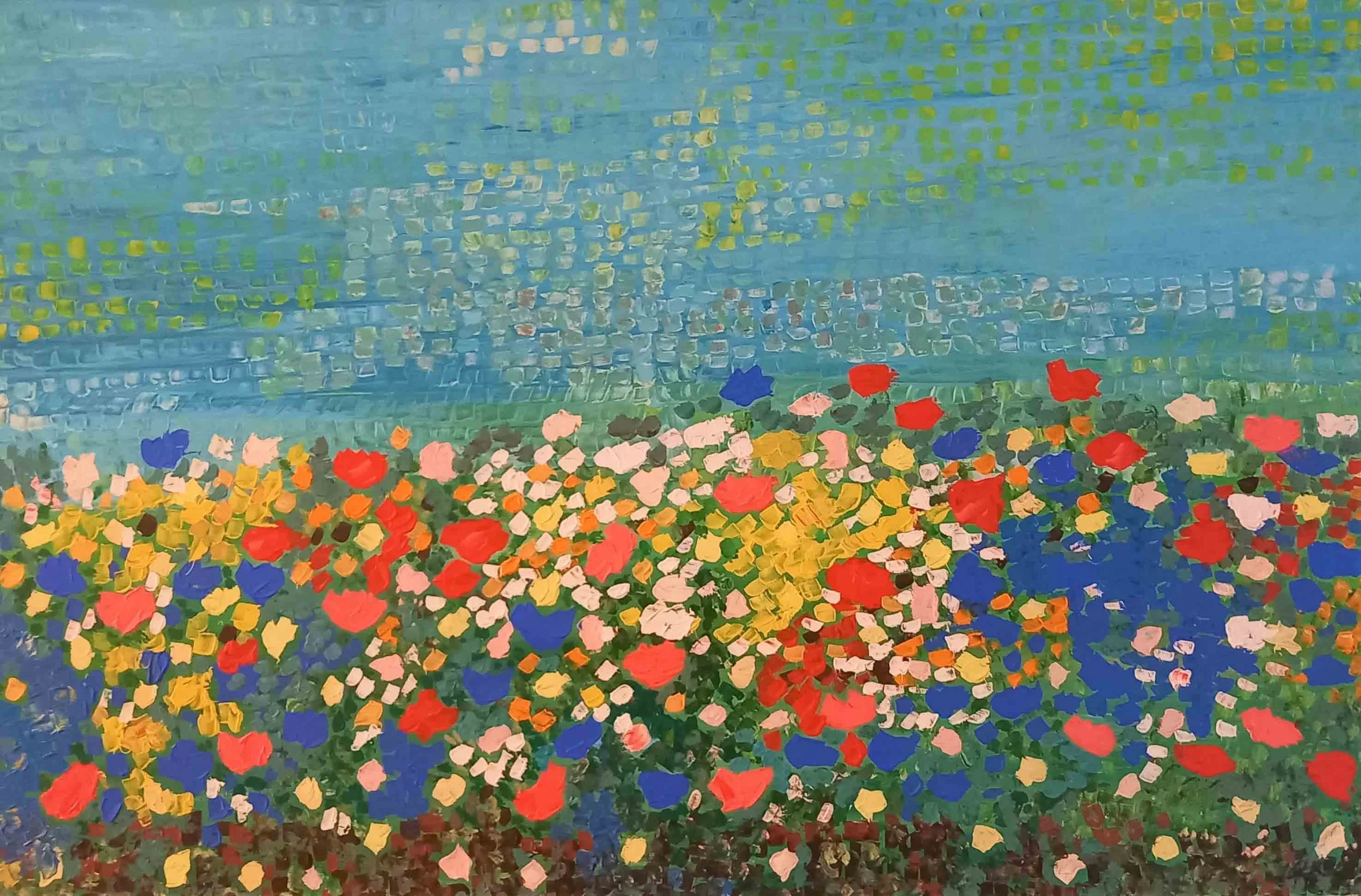 Flower Power  
| Acrylic on Canvas  
| 120 x 80 cm