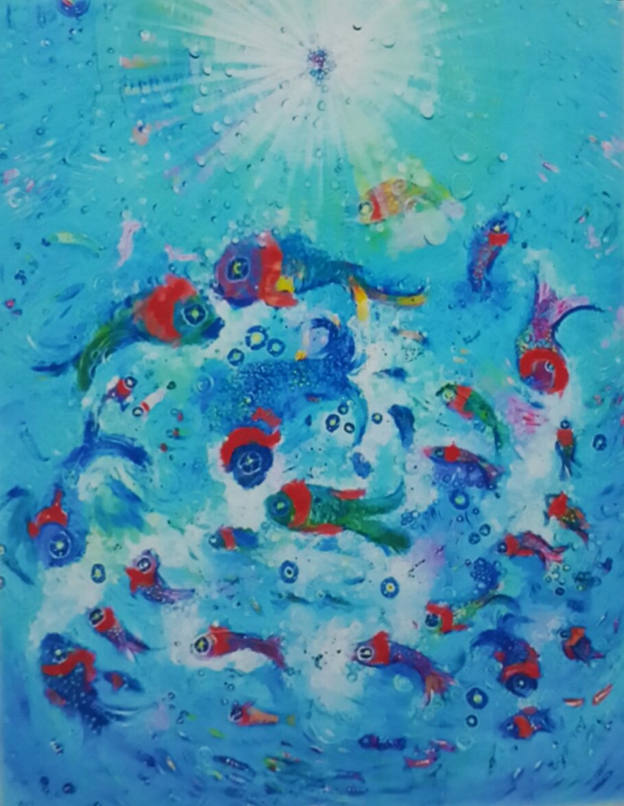 Excitement & Energy | Acrylic on Canvas | 50 x 70 cm | 1900 USD