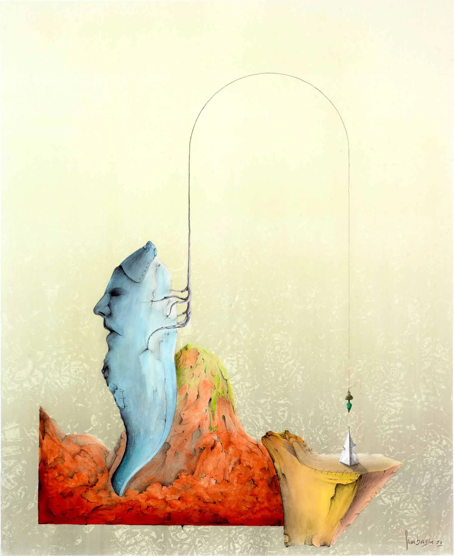 Trip No. 56  
| Mixed Media on Graphic Cardboard  
| 50 x 70 cm