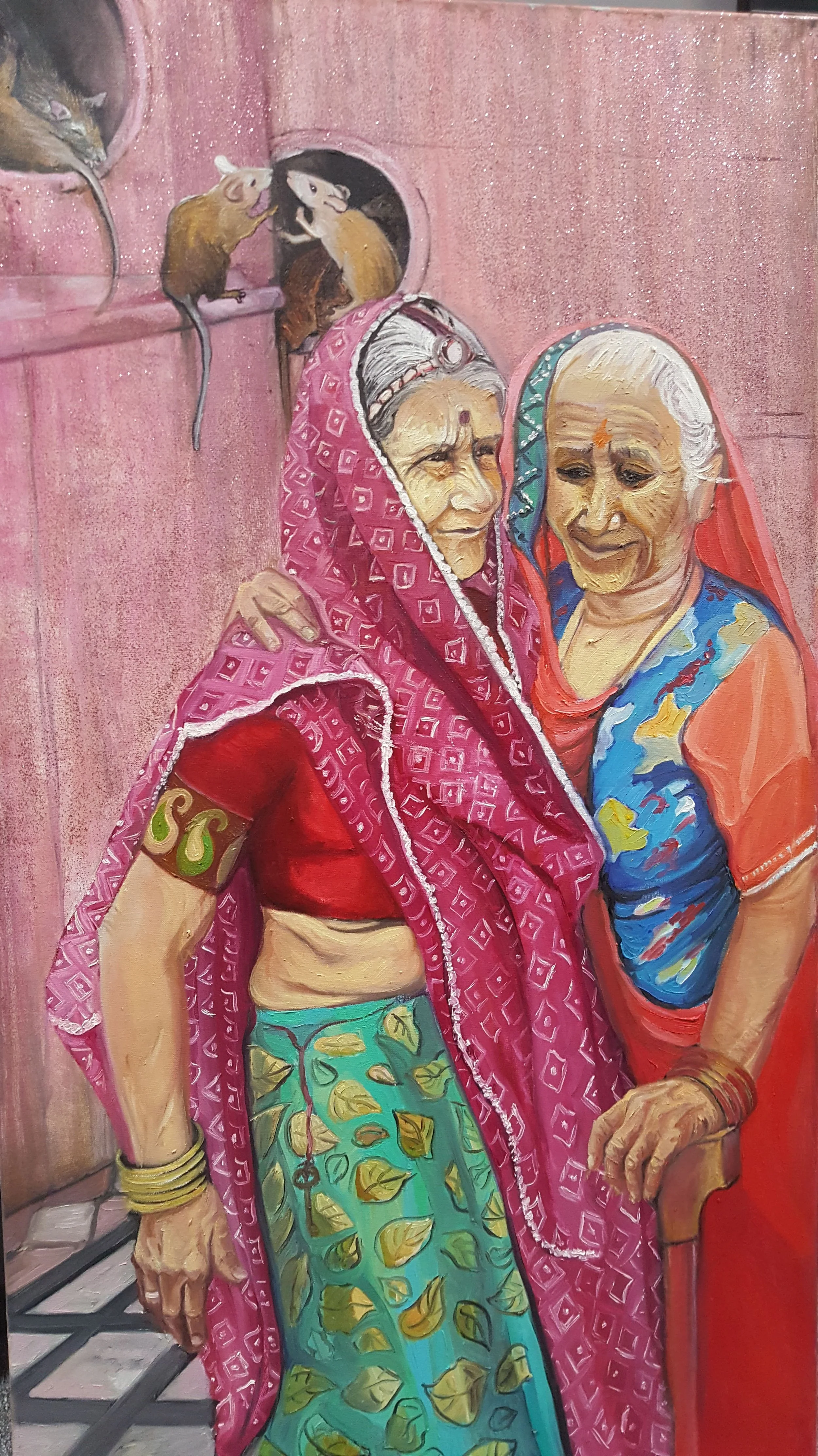 India  
| 130 x 70 cm  
| Oil on Canvas