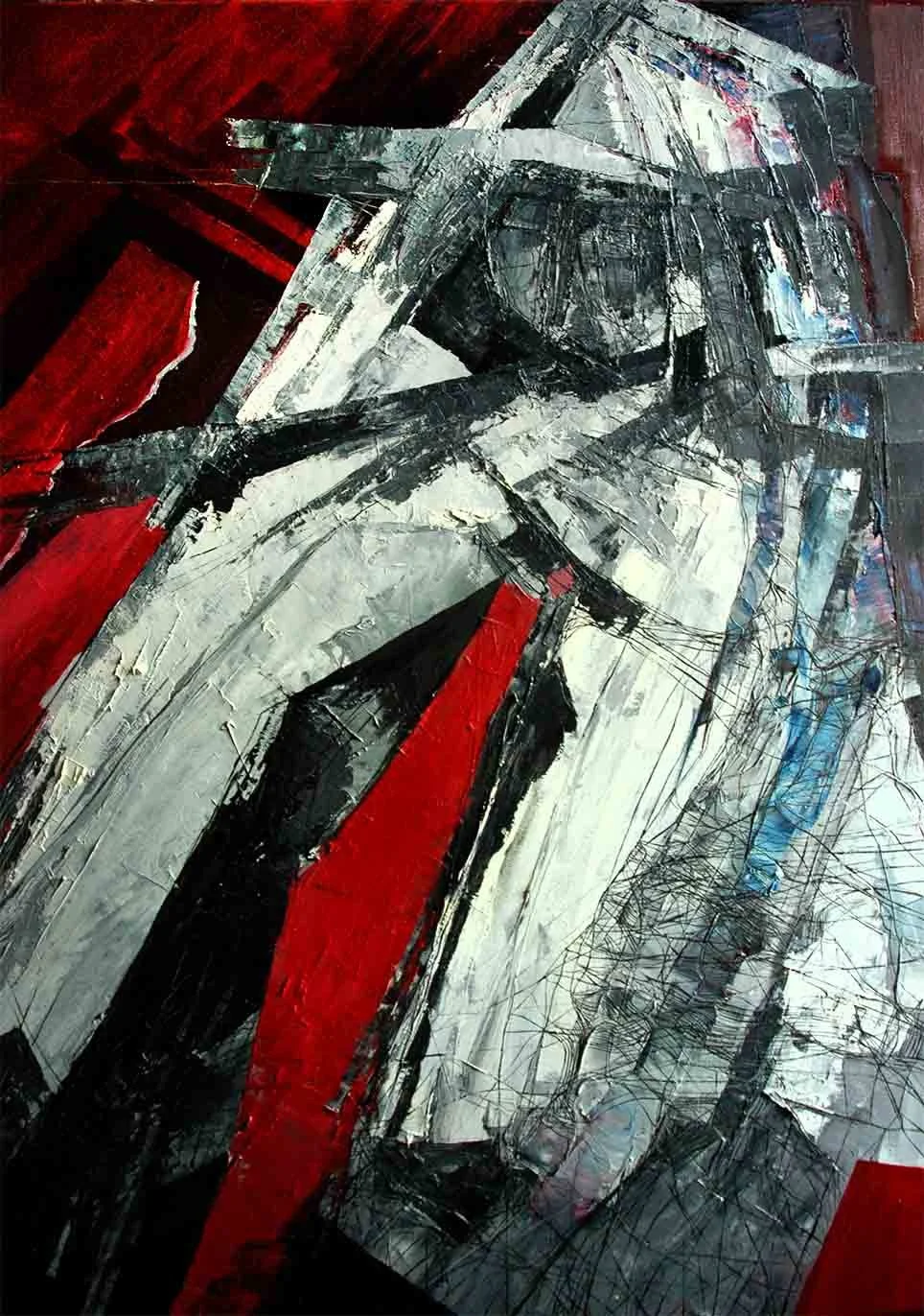War of the Worlds - Emotional Spaces 4 | 100 x 70 cm | Mixed Media on Canvas | On Demand