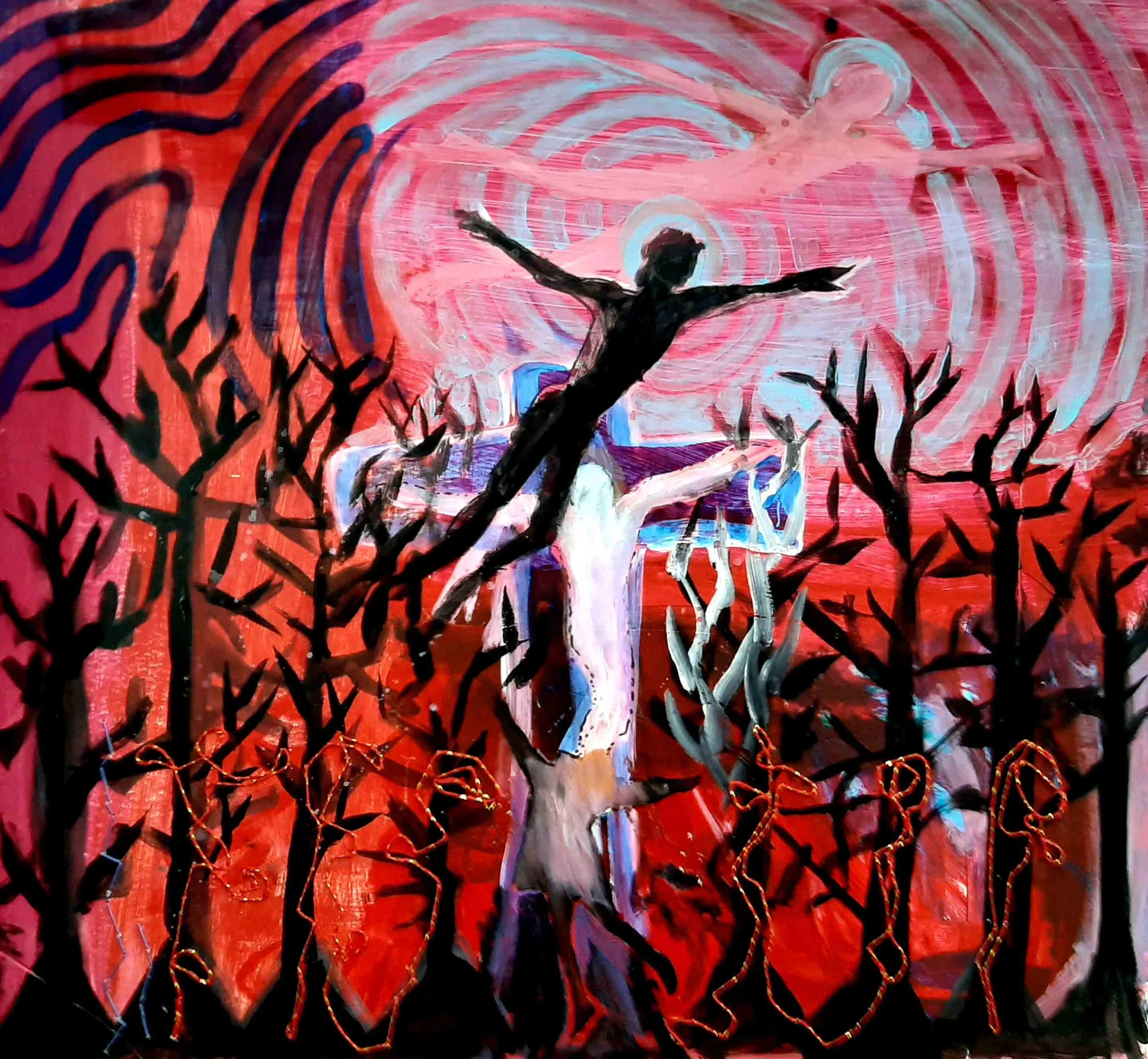 Diary Pages  
| Mixed Media on Foam  
| 80 x 85 cm