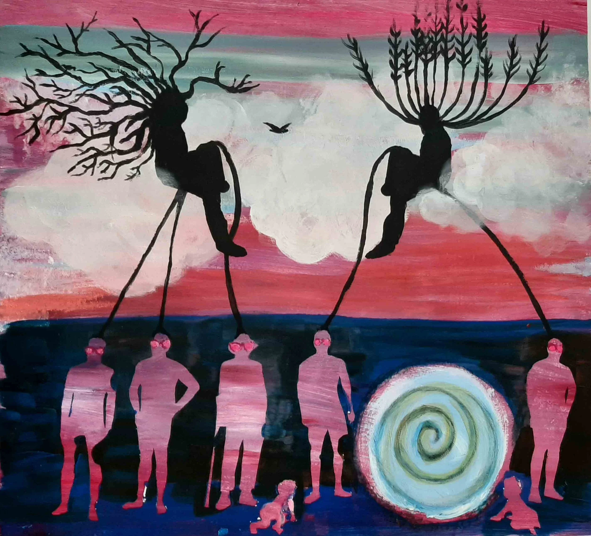 Diary Pages  
| Mixed Media on Foam  
| 80 x 85 cm