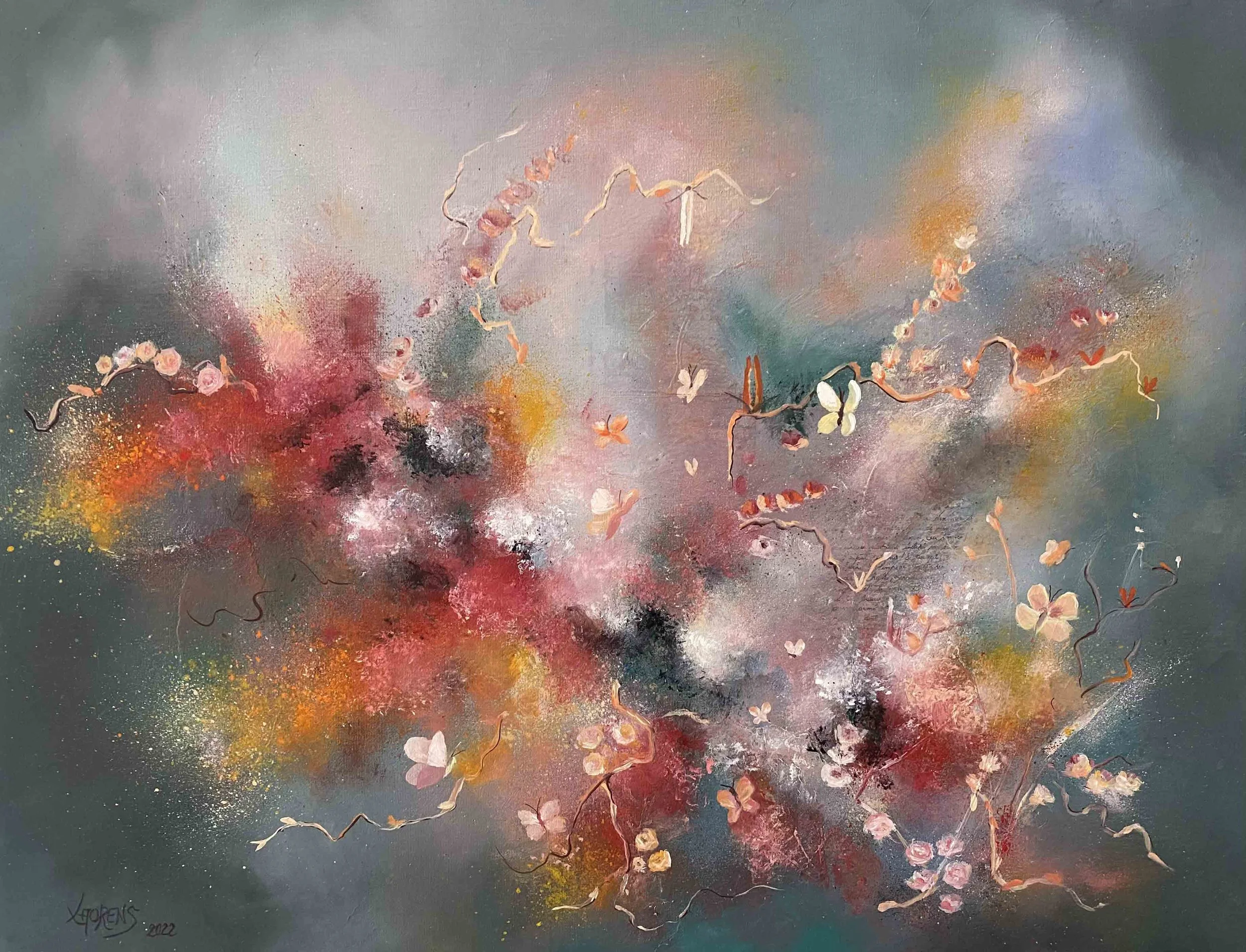 Burst of Light | Oil on Canvas | 46 x 65 cm | 2550 USD