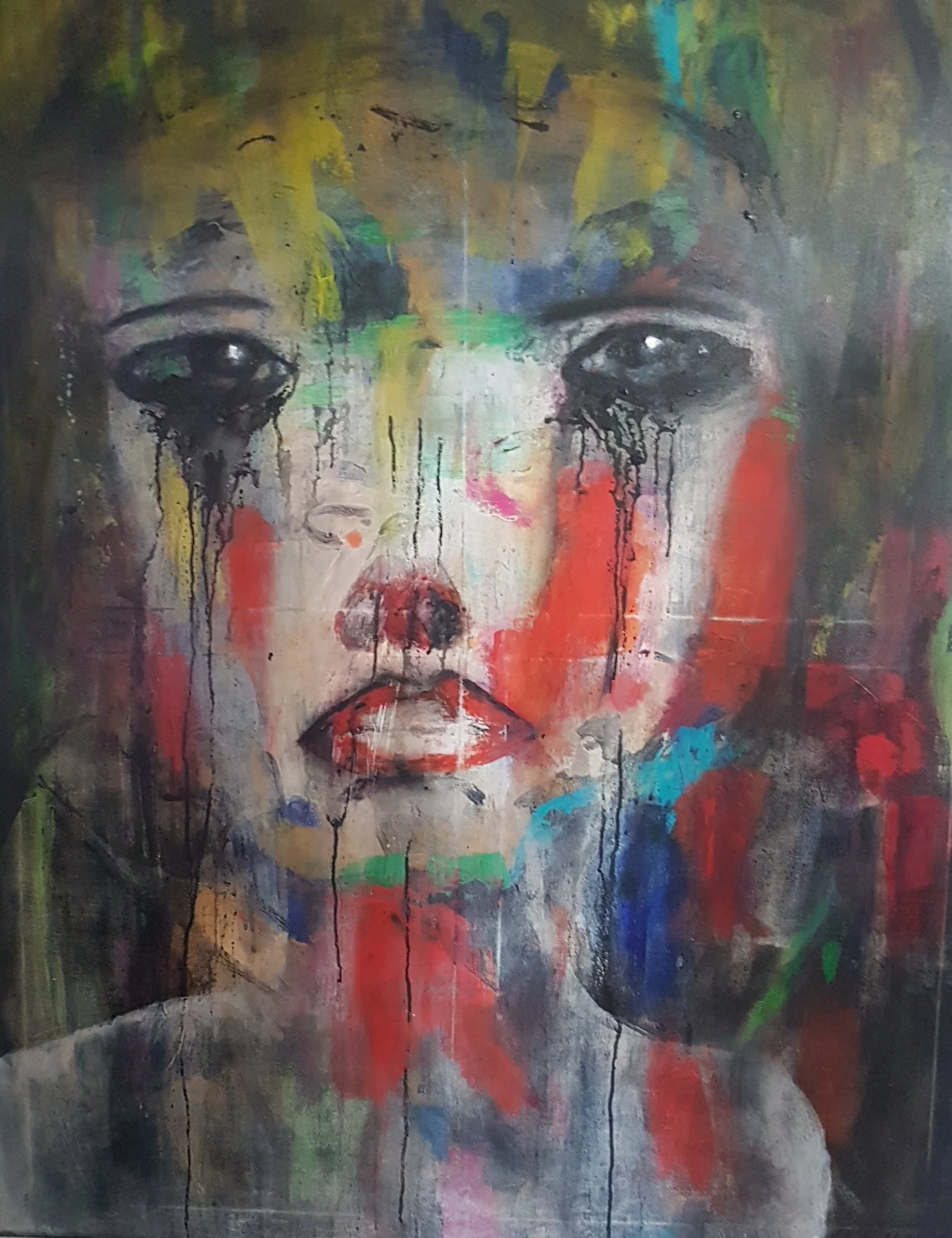 Chinatown
| Mixed Media (Oil & Acrylic) on Canvas
| 115 × 89 cm
| 1725 dollars