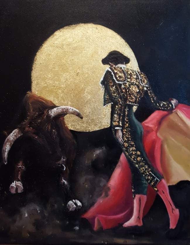 Duel | Oil on Canvas | 50 x 60 cm | 850 USD