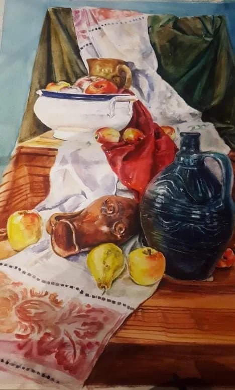 Academic Still Life 2 | Watercolour on Paper | 40 x 60 cm | 450 USD