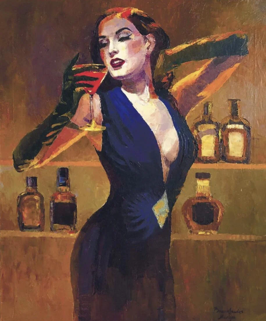 What Lies Behind the Beautiful Life? | Oil on Canvas | 70 x 85 cm | 240 USD