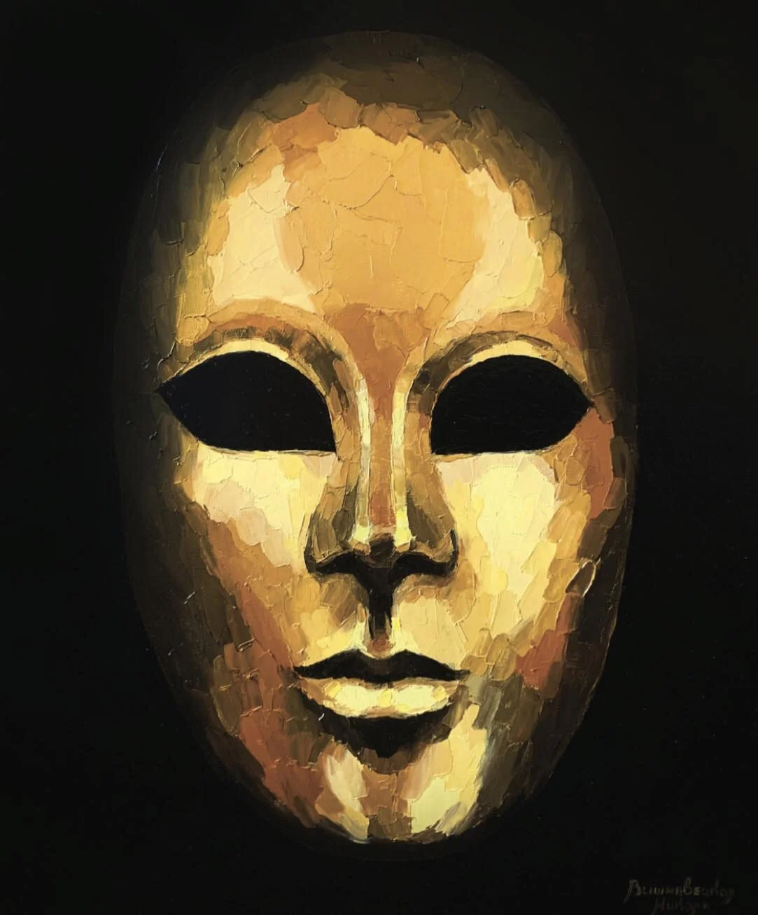 Volto | Oil on Canvas | 60 x 50 cm | 270 USD