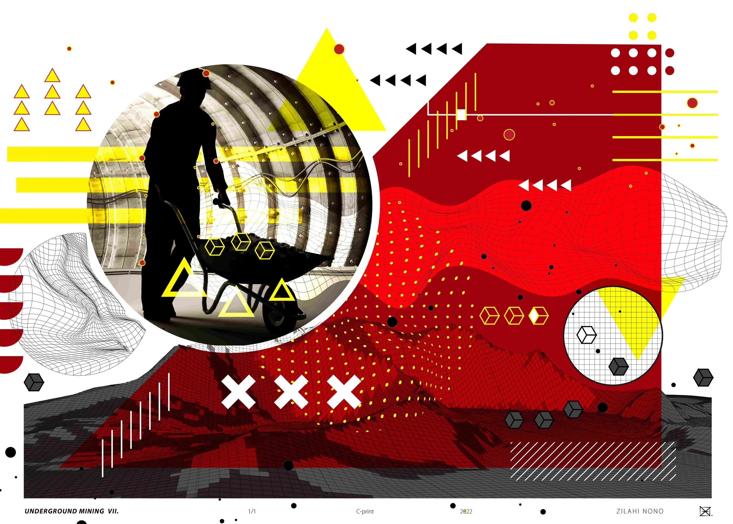 Underground Mining 8 | Digital Technique / C-print | 70 x 100 cm | 450 USD 