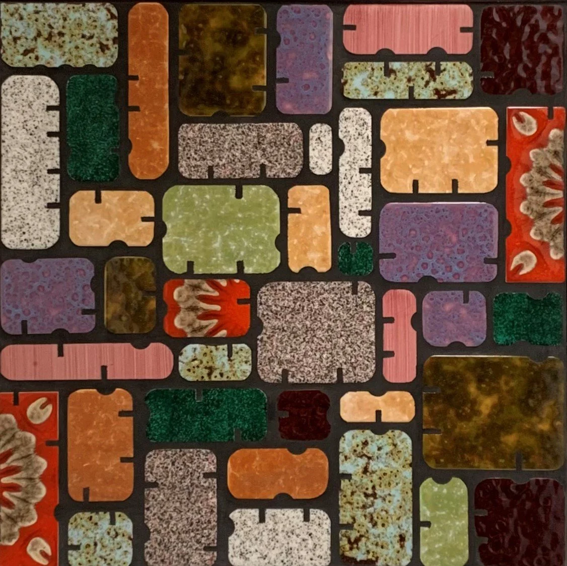 Colorful World 3  
| Tile Mosaic  
| 55 x 55 cm