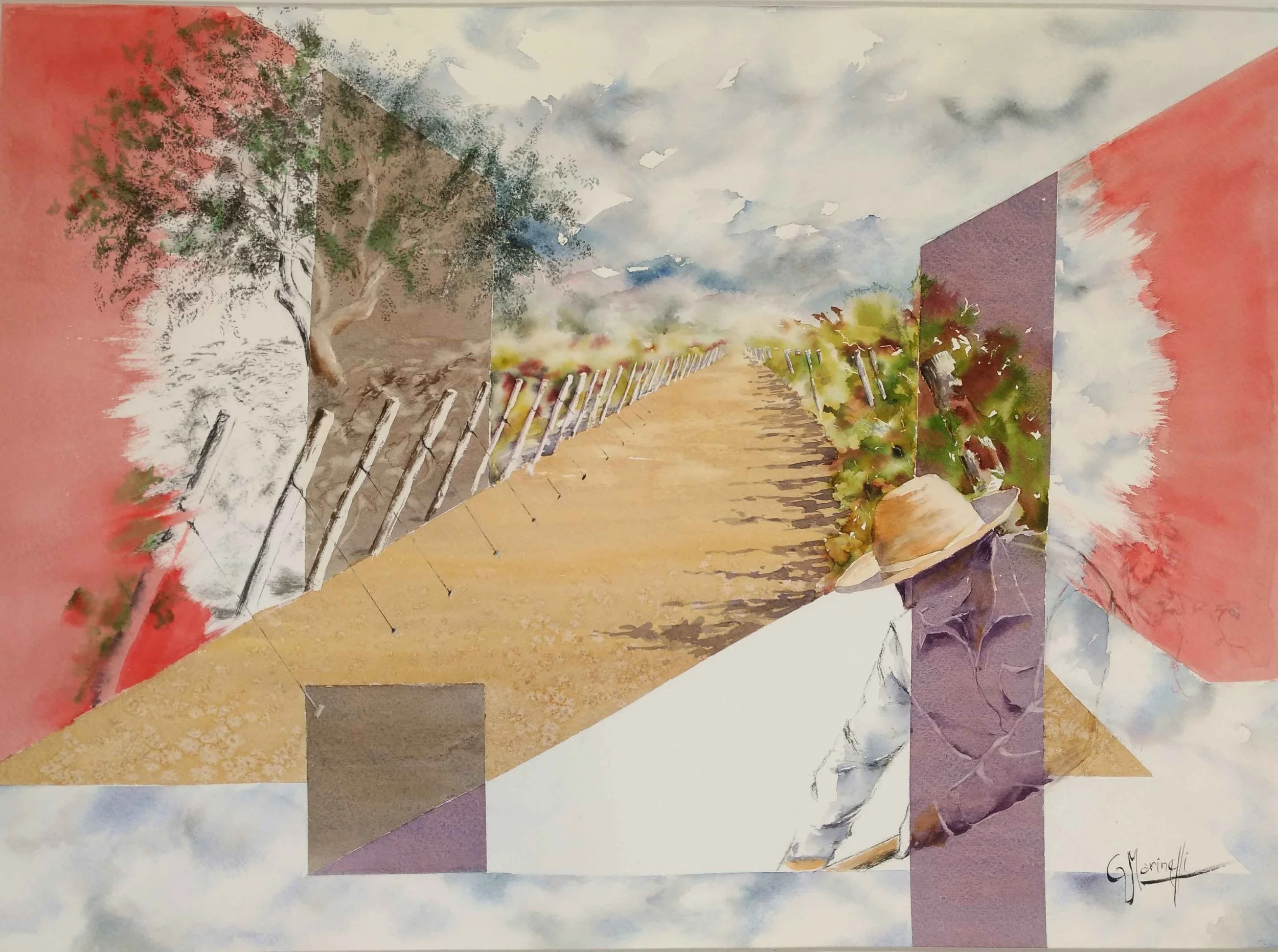 Genesis II | Pure Watercolour on 300g Paper | 80 x 98 cm | USD 840