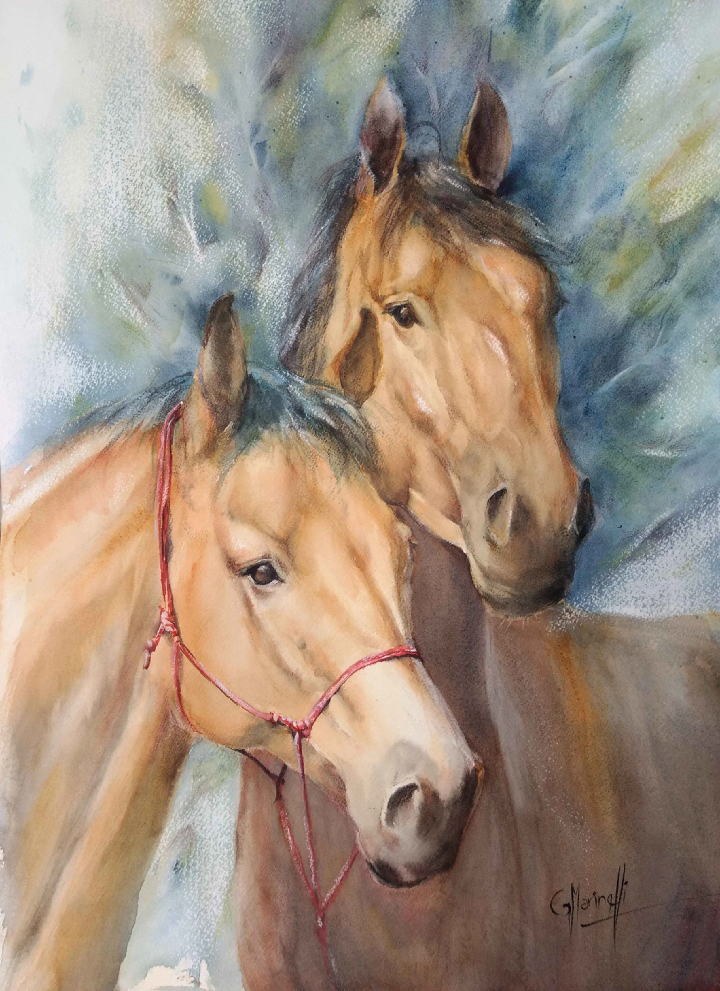 Together | Pure Watercolour on 300g Paper | 51 x 37 cm | USD 600