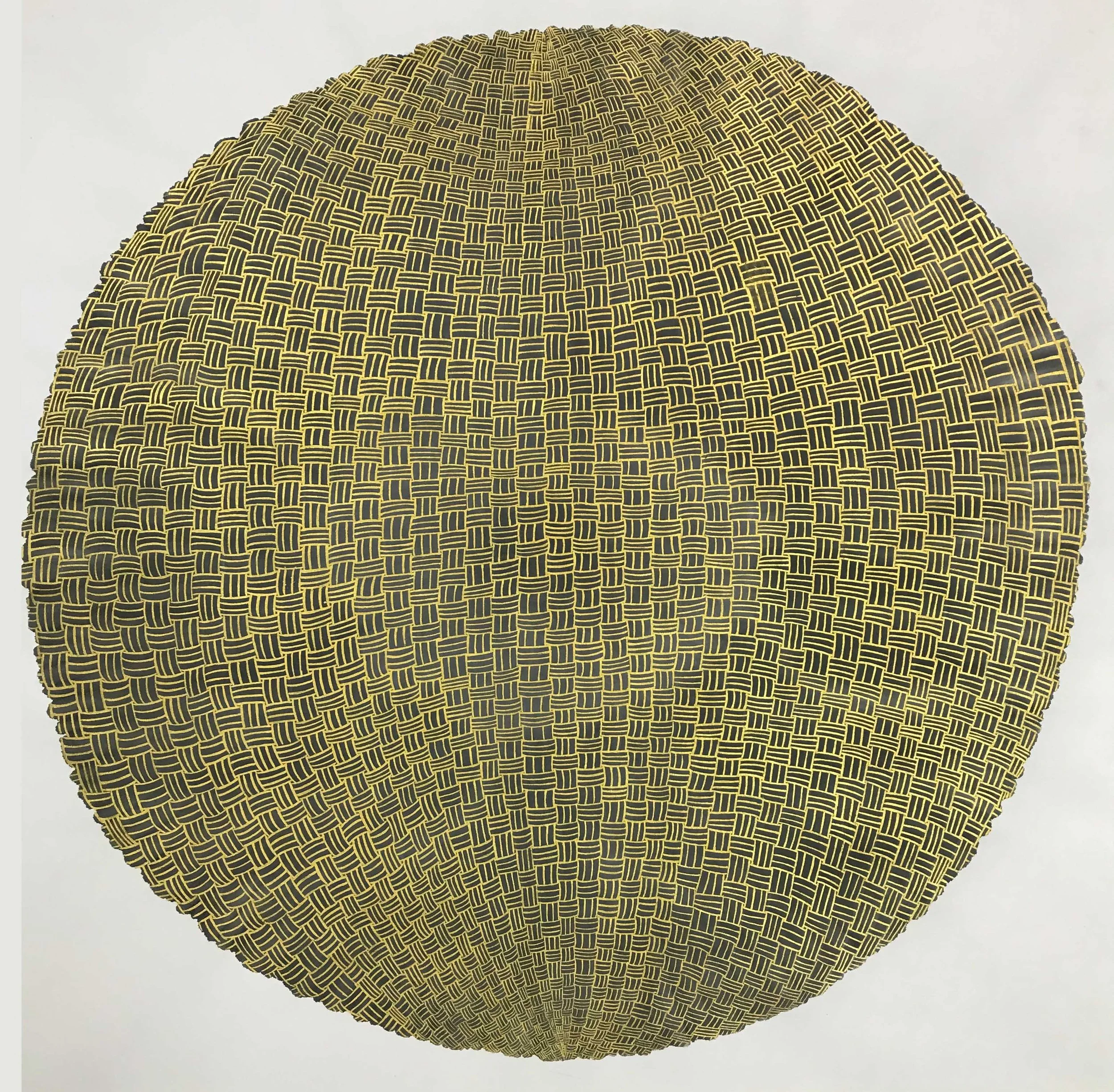 Ink Drop No. 5 - Obdurate | Chinese Ink and Colour on Rice Paper | Diameter : 79 cm (No Frame) | USD 4,800.