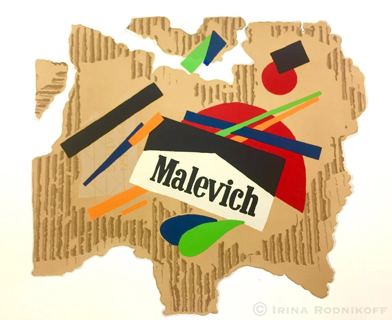 Malevich Rhythms | 40 cm x 52 cm | Silkscreen on Paper | 350 USD (Unframed)