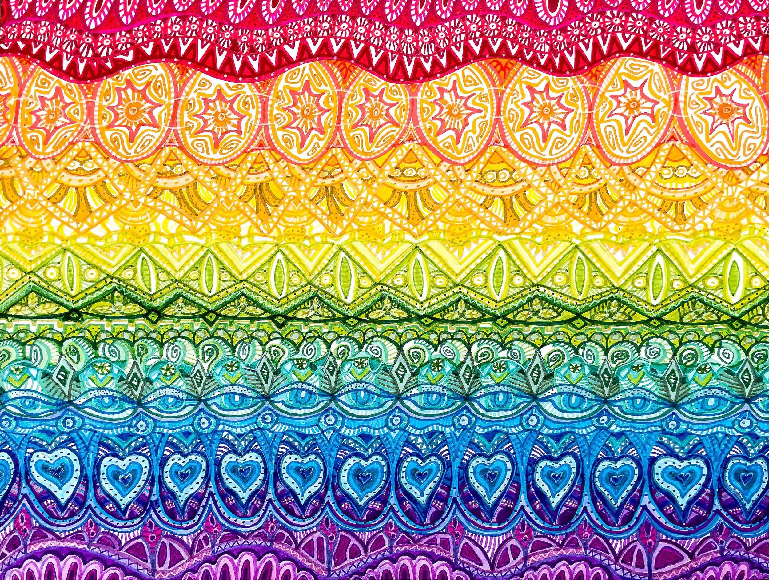 Tolerance Berlin | Watercolour on Paper | 22.9 x 30.5 cm | 600 USD