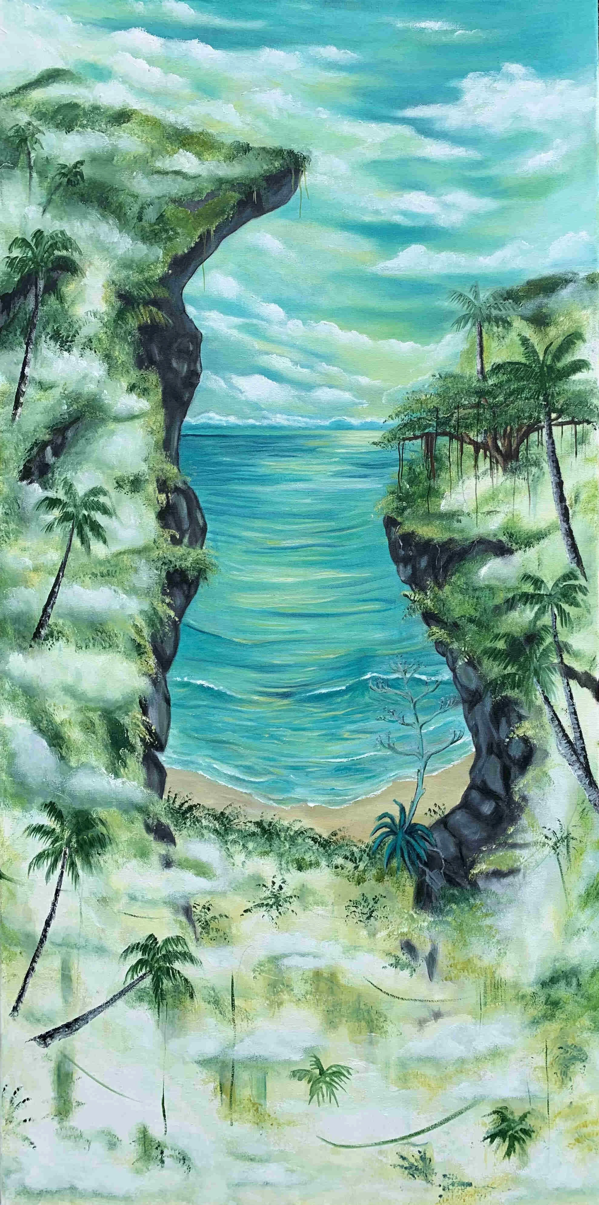 Mer nourricière  
| Oil on Canvas 