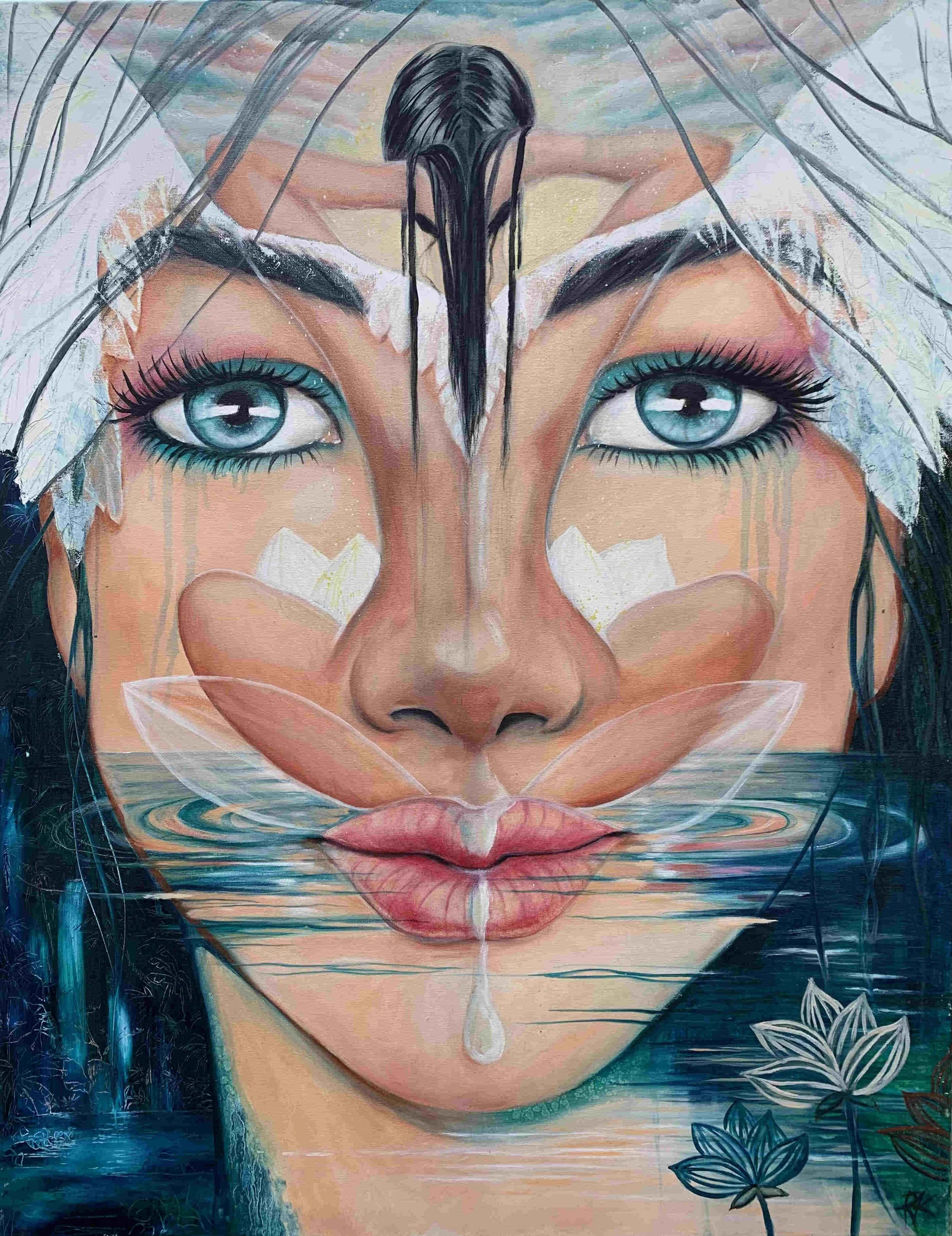 Eveil  
| Oil on Canvas  
| 90 x 70 cm