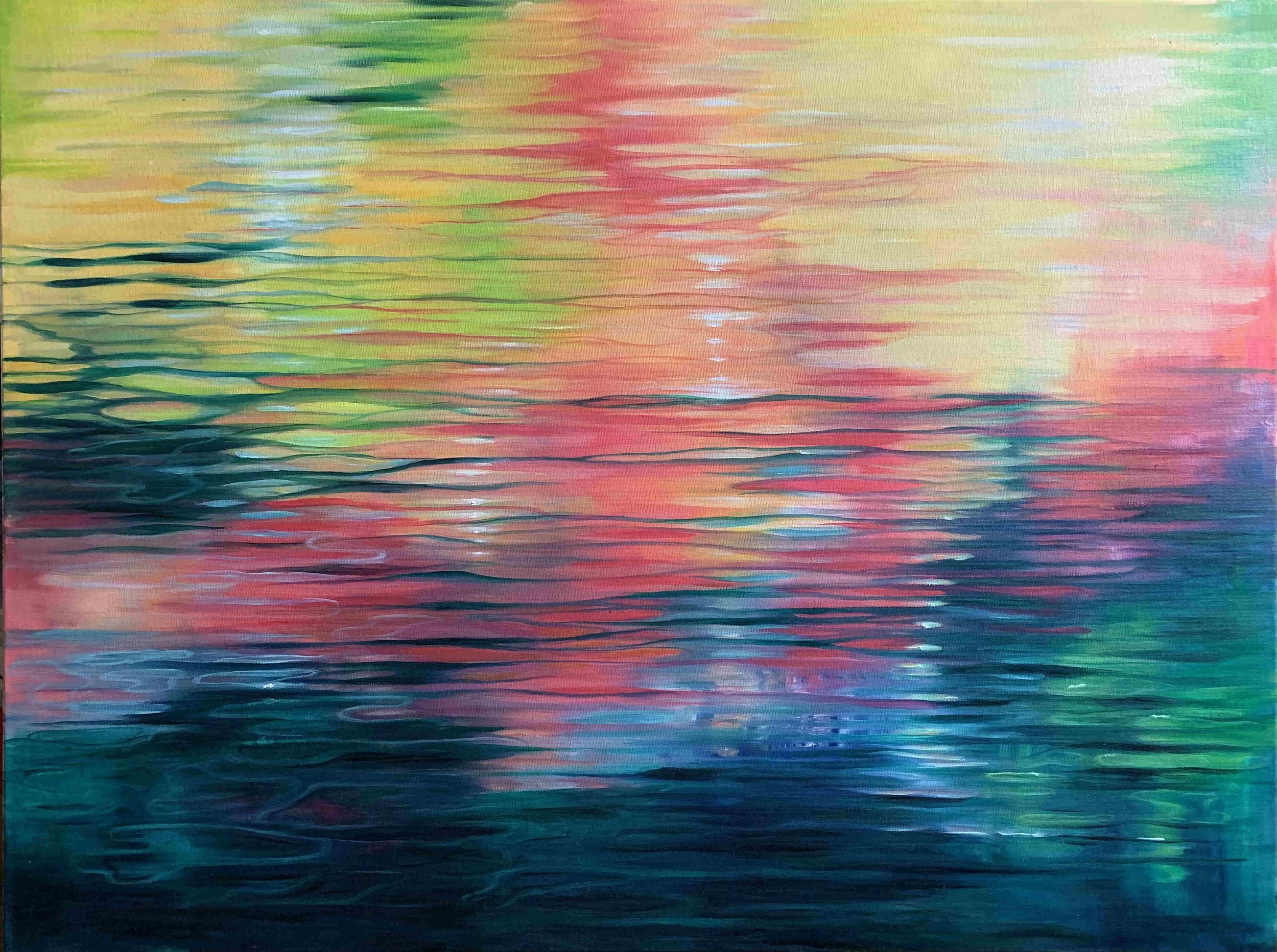 Reflet N°4  
| Oil on Canvas  
| 70 x 80 cm