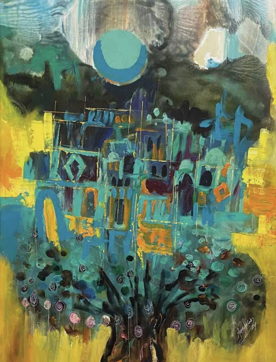 Nocturne  
| Mixed Media on Canvas  
| 100 x 70 cm 