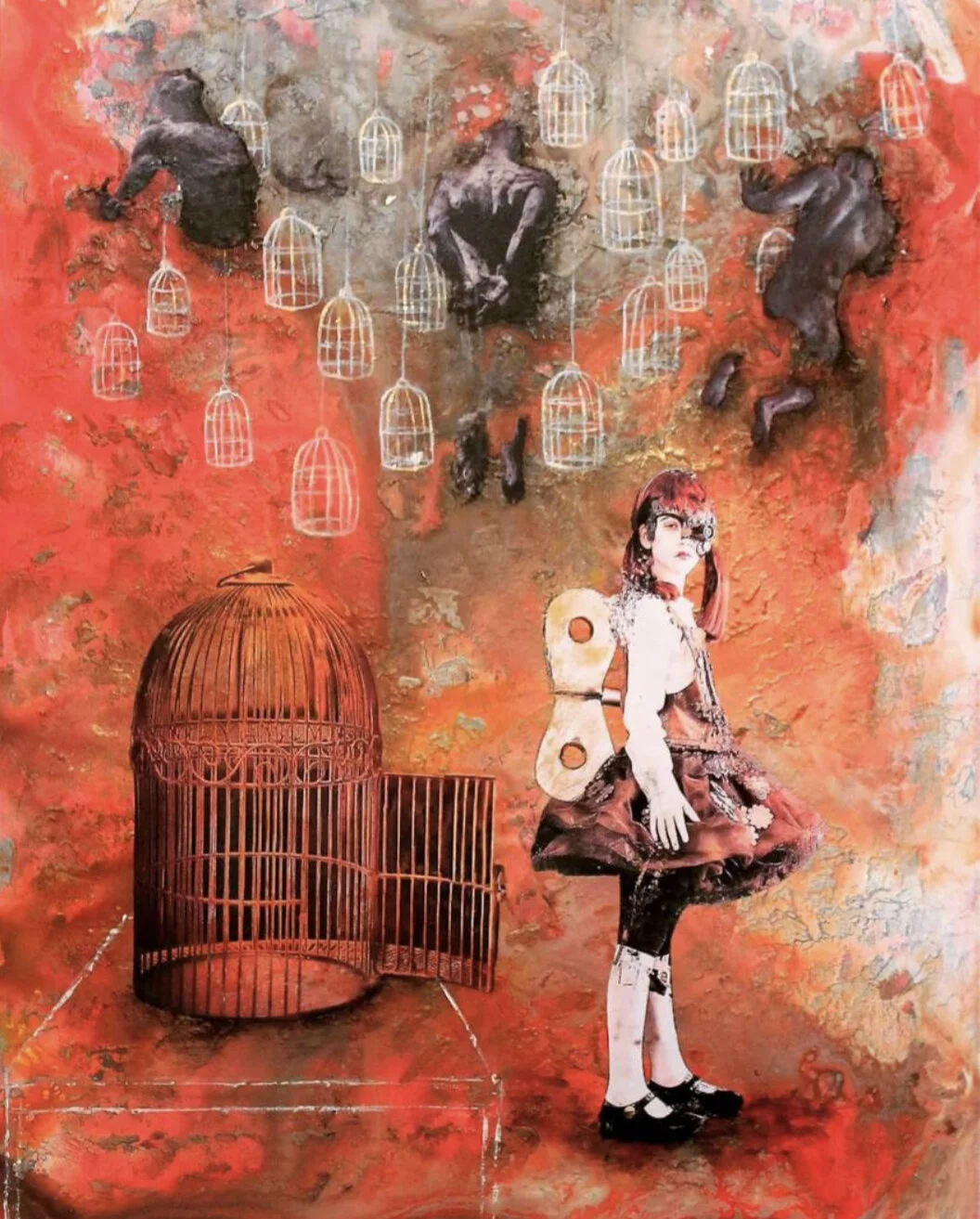 Wall of Freedom | Acrylic and Mixed Media on Canvas | 60 x 80 cm | 800 USD