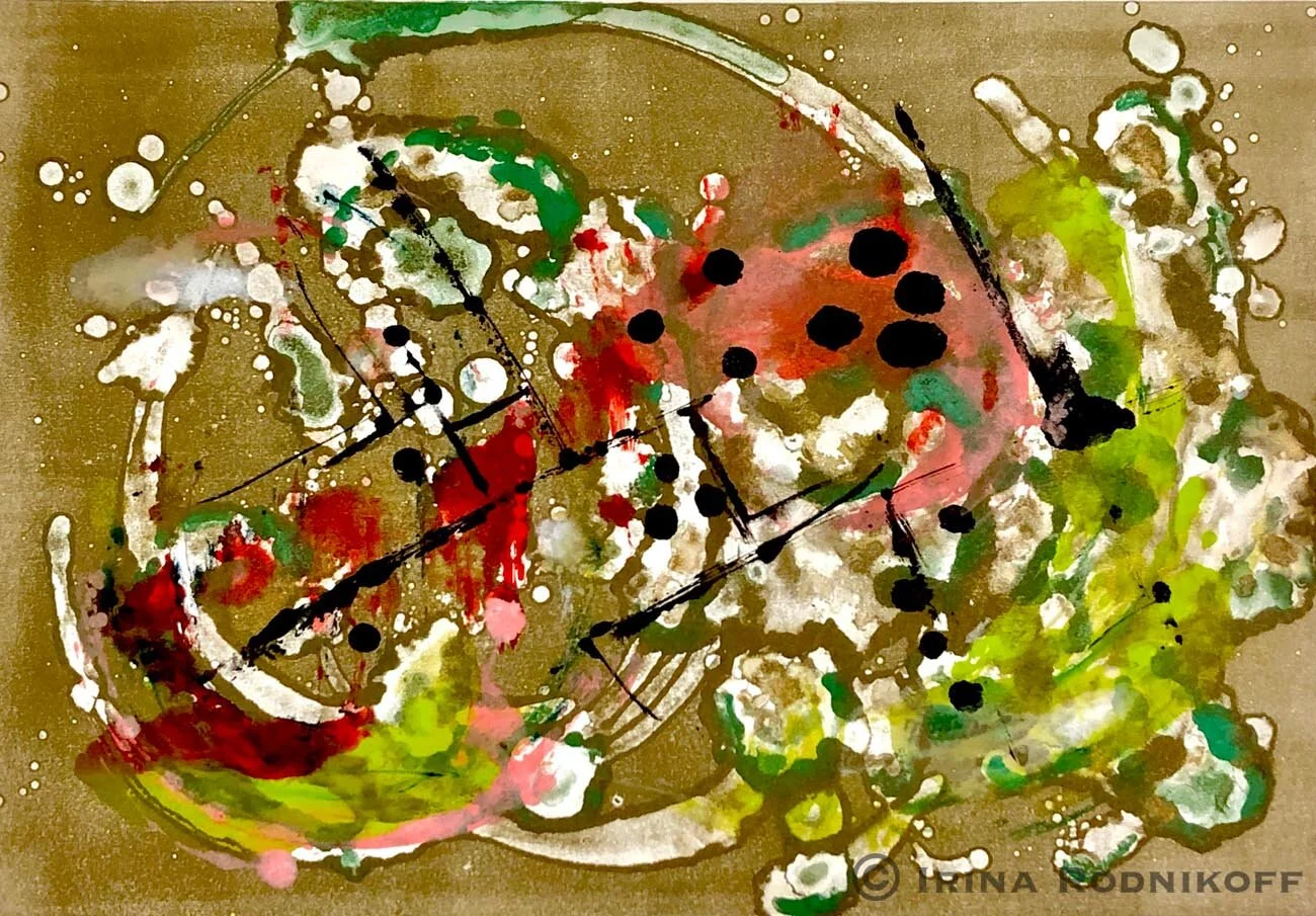 Sonnet
| 36 cm x 54 cm
| Monotype on Paper 
| 475 USD (Unframed)
