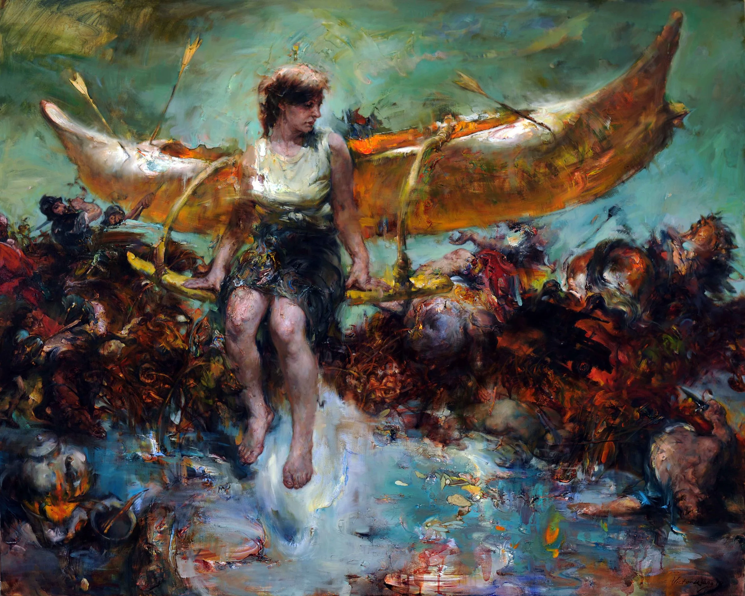 Let Her Go | Oil on Canvas | 48” x 60” | 15,000 USD