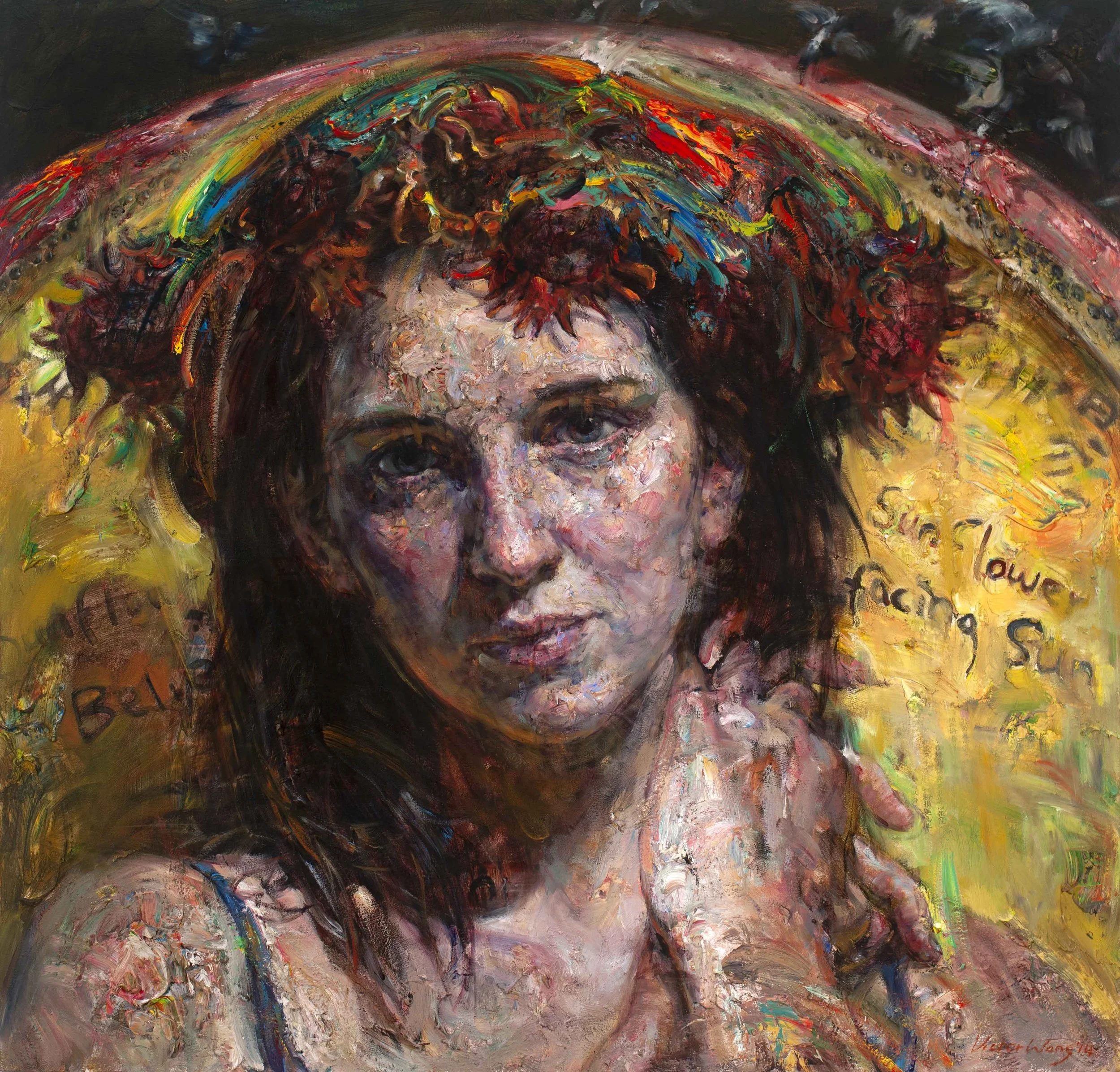 Nocturnal Whinny of Birds | Oil on Canvas | 45" x 46” | On Demand