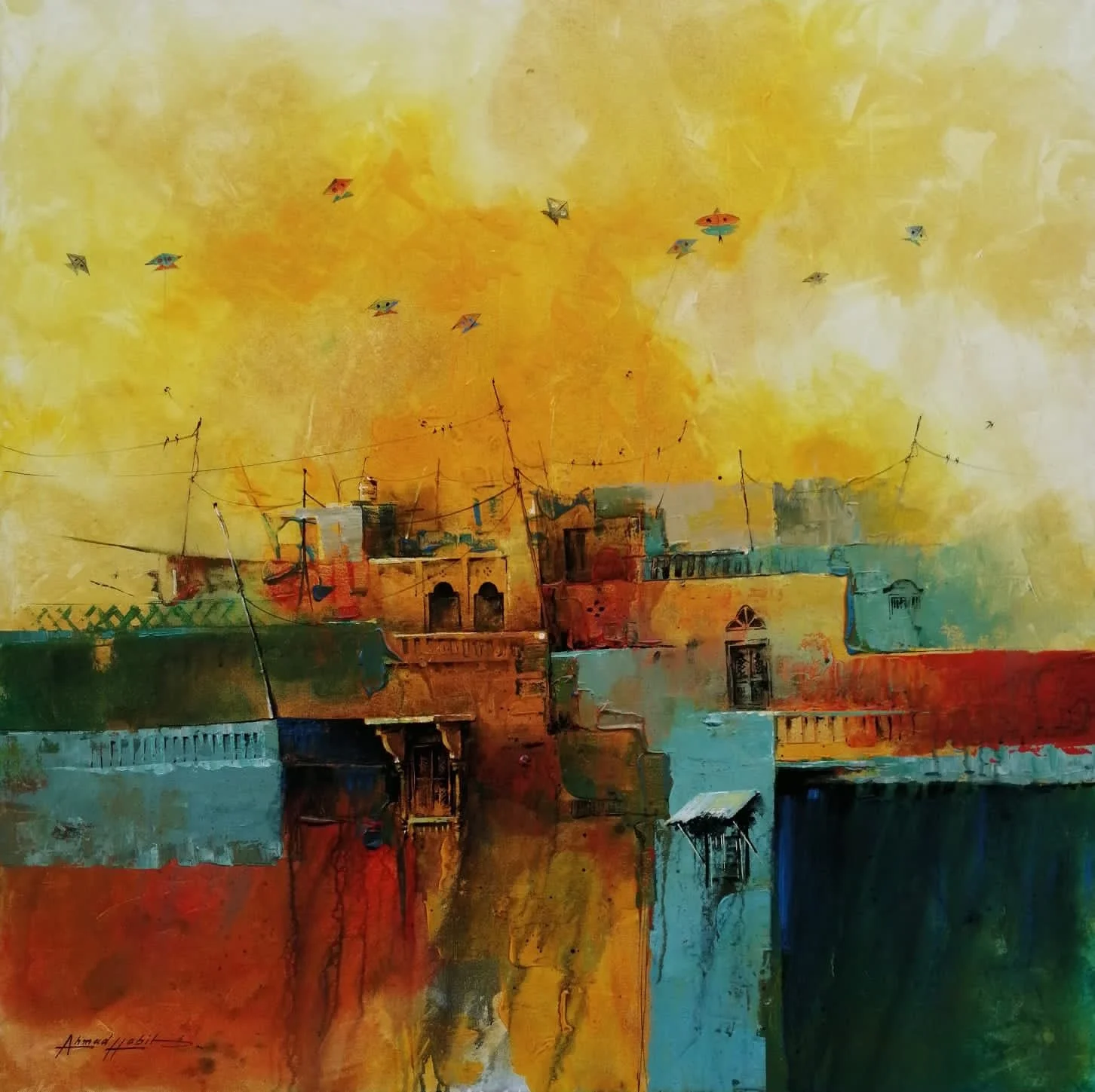  Bsant   
| Acrylic On Canvas  
| 36 x 36 inches