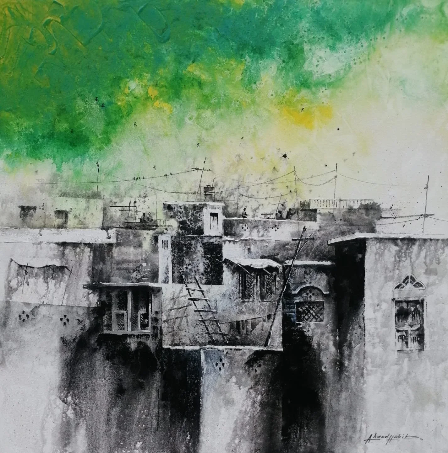  Changing Season   
| Acrylic On Canvas  
| 36 x 36 inches